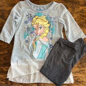 Disney Frozen Kids Matching Set - Gray and White